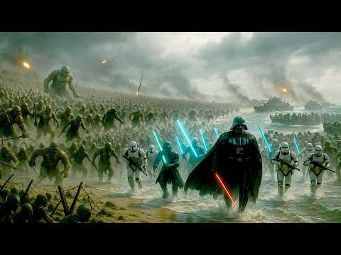 CAN 400,000 JEDI, CLONES & VADER STORM THE BEACH AND BEAT 3,134,000 UNDEAD? | UEBS 2