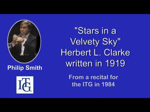 Phil Smith: "Stars in a Velvety Sky" (Clarke) - Live 1984 Recital at ITG