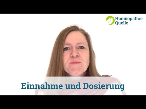 Homöopathie - Einnahme und Dosierung homöopathischer Mittel