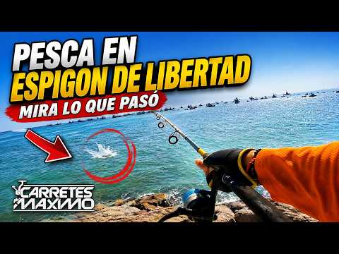 Pesca en Espigon Malecon de Libertad Santa Elena