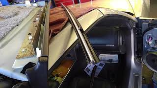 2004 Cadillac XLR upper door trim replacement.