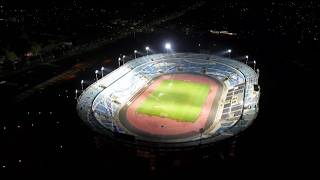 በመጠናቀቅ ላይ የሚገኘው የባሕር ዳር ዓለም አቀፍ ስታዲየም የምሽት ገፅታ