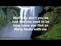 Why Don't You Love Me by Hank Williams - 1950 (with lyrics)