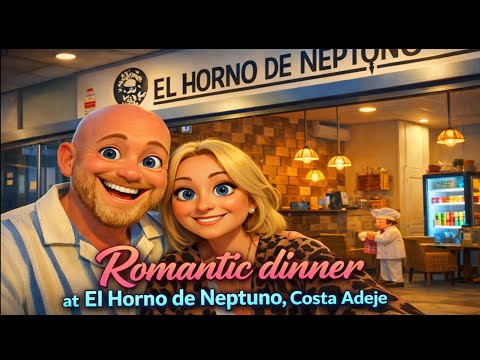 TENERIFE  - Romantic tapas meal at El Horno de Neptuno, Costa Adeje
