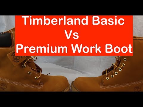 Timberland Basic Vs Premium  Work boots (8 inch) which is better?