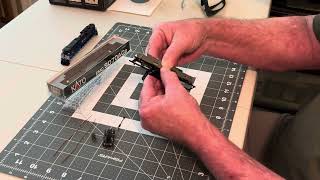 Kato SD70ACe N Scale remove trucks, access frame, shell for repairs.