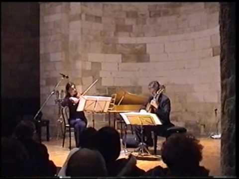 Duo L.Hoxha P.Scarola - N.Paganini Sonata Conc. III mov.
