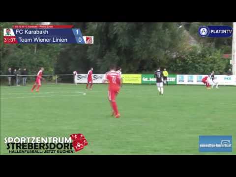 08.10.16 FC Karabakh - Wiener Linien - 1:1  (1. Halbzeit / 31:13) am 08.10.2016 15:31