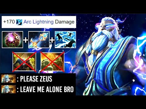 EPIC Zeus Counter Phantom Cancer Ez with 25 lvl Talent Octarine Core Kaya Build by Topson WTF Dota 2