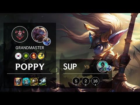 Poppy Support vs Karma - KR Grandmaster Patch 10.13