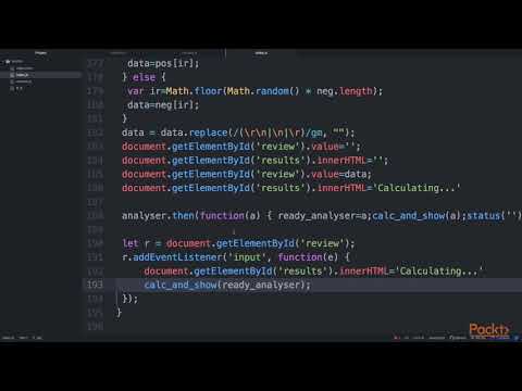 TensorFlow js in 3 Hours Loading Pre Trained LSTM Model for Text Classification | packtpub com
