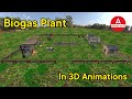 How Does A Biogas Plant Work 3D Animation