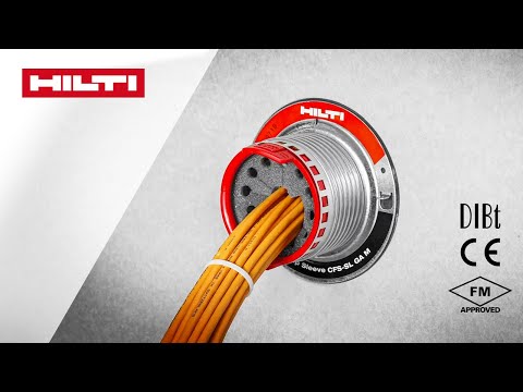 HOW TO Hilti Brandschutzhülse CFS-SL GA