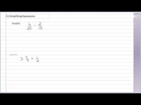 Simplifying Expressions p4