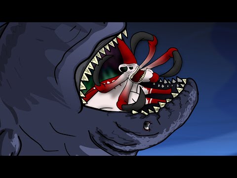The Bloop VS Reaper Leviathan à la Subnautica #animation