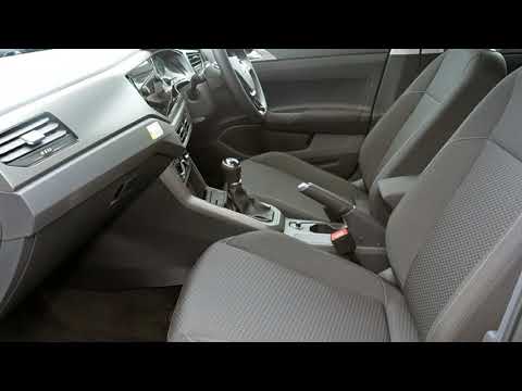 2018 Volkswagen Polo AW MY19 85 TSI Comfortline Pure White 6 Speed Automatic Hatchback