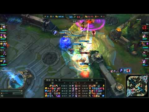 TSM Bjergsen Ryze QUADRA KILL   151112