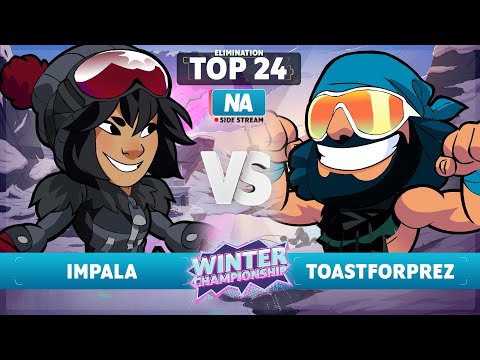 Impala vs. Toastforprez - Elimination Top 24 - NA - Brawlhalla Winter Championship 2023