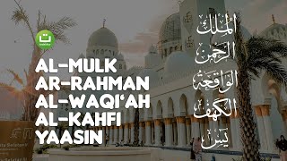 Surah Al Mulk, Ar Rahman, Al Waqi'ah, Al Kahfi, Yasin Merdu
