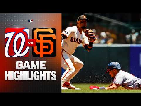 샌프란시스코 VS 워싱턴 11:10 MLB 하이라이트