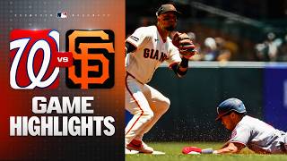 Nationals vs. Giants Game Highlights (6/10/26) | MLB Highlights