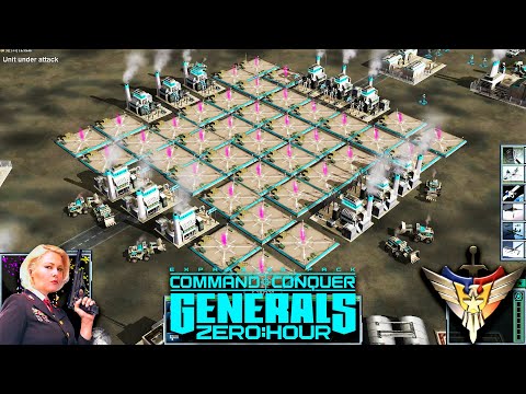 USA Super Weapon 1vs7 USA Laser | Command & Conquer Generals Zero Hour