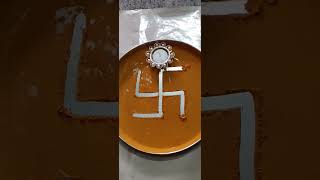 Simple Aarti Thali for Raksha Bandhan | ಆರತಿ ತಟ್ಟೆ | #Shorts | #Shortsvideo | #Viral