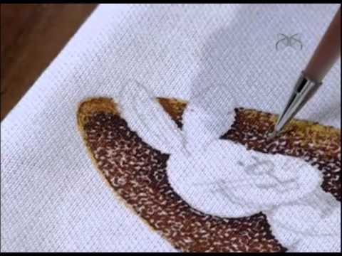 Mulher.com 22/01/2013 Julia Passerani - Pontilhismo motivo páscoa