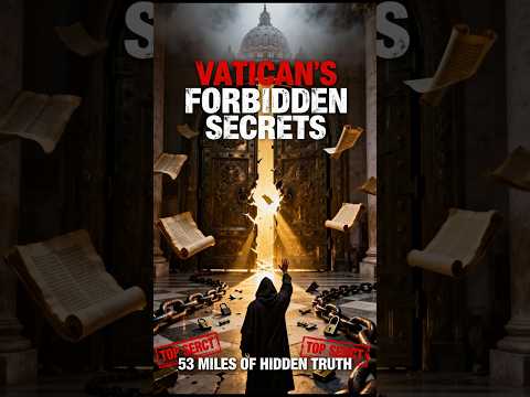 The Vatican's 53 Miles of Hidden Secrets They Don't Want You to Know #history #vatican #secret