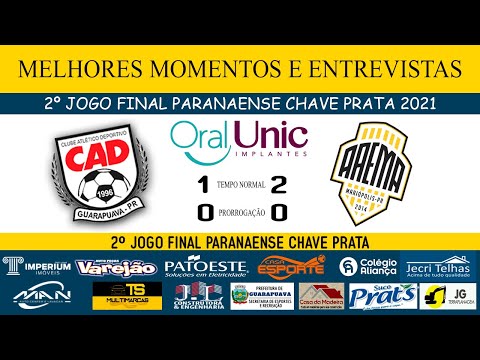 MELHORES MOMENTOS CAD/GUARAPUAVA X AAEMA MARIÓPOLIS - 2º JOGO DA FINAL PARANAENSE CHAVE PRATA