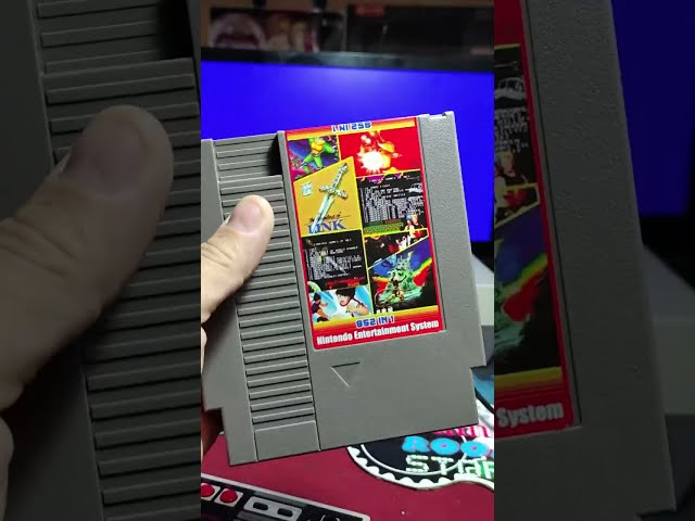 Vídeo relacionado con Cartucho de juego vintage 405+447 852 en 1 tarjeta de juego para consola de juegos retro NES