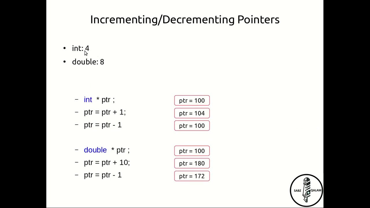 10: Incrementing and Decrementing a Pointer (C++) - Easy