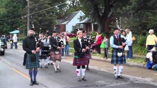 Beaverdale Parade 2011 with the Celtic Music Association and the Mulvehill Pipers, Des Moines, Iowa.