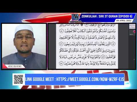 LIVE-080422 : 3T Quran (Episod 6)