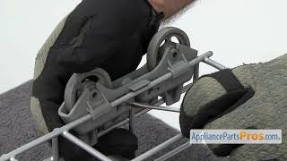 How To: Whirlpool, KitchenAid, Maytag Dishwasher Lower Dishrack Roller and Mount WPW10082868