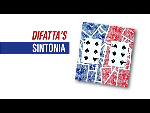 DiFatta Sintonia Card Trick Red Blue Matching Magic