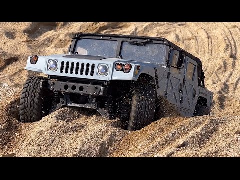 1/10 Scale HG P408 HUMVEE | Mil-Spec HUMMER St. Off-road Driving 4X4 RC Car
