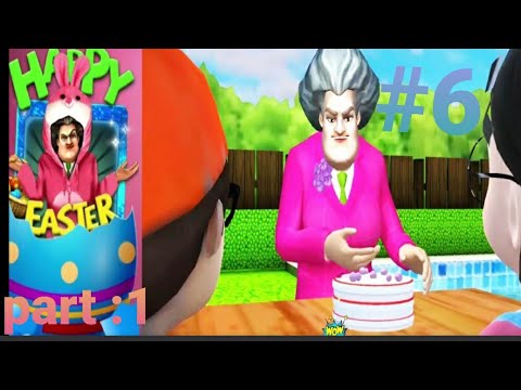 Scary teacher 3d. 5.9.1... New chapter Happy easter-flight club.level 1 episode part 1. #6