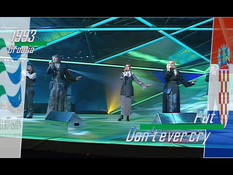eurovision 1993 Croatia 🇭🇷 Put - Don't ever cry ᴴᴰ