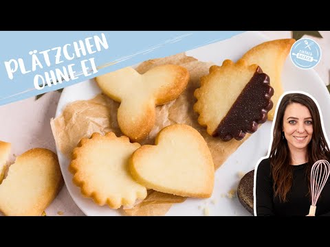 Butterplätzchen ohne Ei 🍪✨| Kekse ohne Ei | Weihnachtsplätzchen | Einfach Backen
