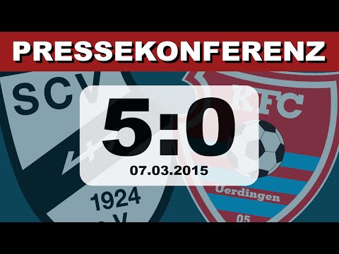 Pressekonferenz: SC Verl - KFC Uerdingen (07.03.2015)