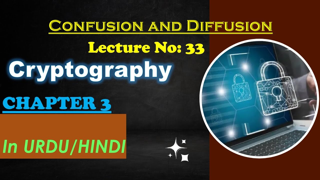 Confusion and Diffusion | Cryptography | Chapter 3 | Lecture 33