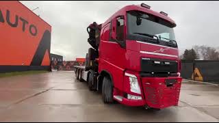 شاحنة مسطحة Volvo FH 540 8x4 PK 92002 + JIB + WINCH / PLATFORM L=6341-7344 mm exte | صورة 4 - Autoline