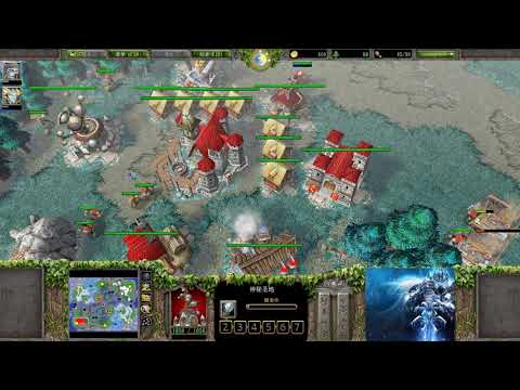 【堵口巨汉】魔兽争霸大帝解说 Infi vs 浪漫 NI