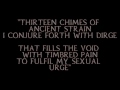 Cradle of Filth - Desire in Violent Overture Lyrics