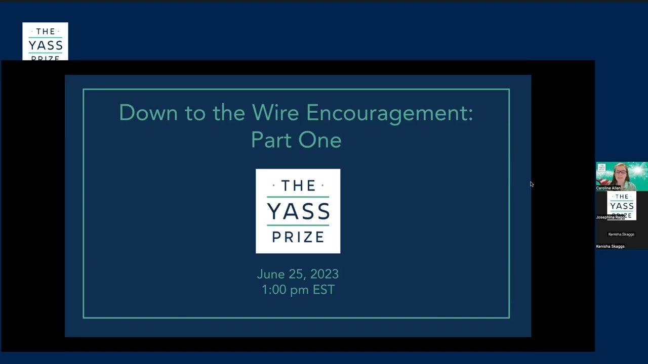 2023 Webinar 6/26: Down to the Wire Encouragement, Part One
