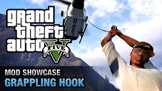 GTA 5 PC - Grappling Hook from Just Cause 2  [Mod Showcase]