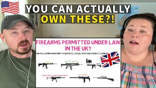 Americans React to UK Gun Laws - They Aren't Illegal??