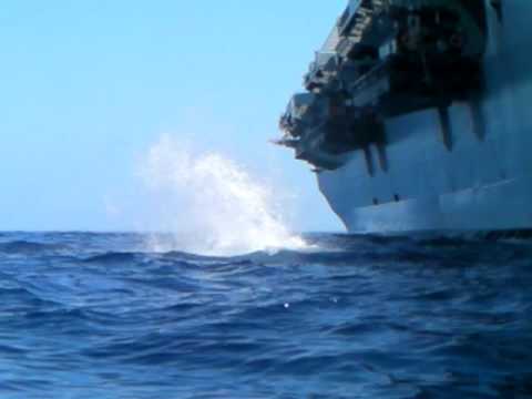 backflip off HMS Ocean