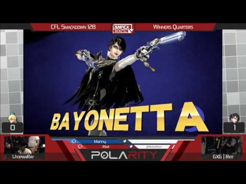CFL Smackdown 128 WiiU - UtopianRay (Rosalina) vs GxG | Riot (Bayonetta) - Winners Quarters